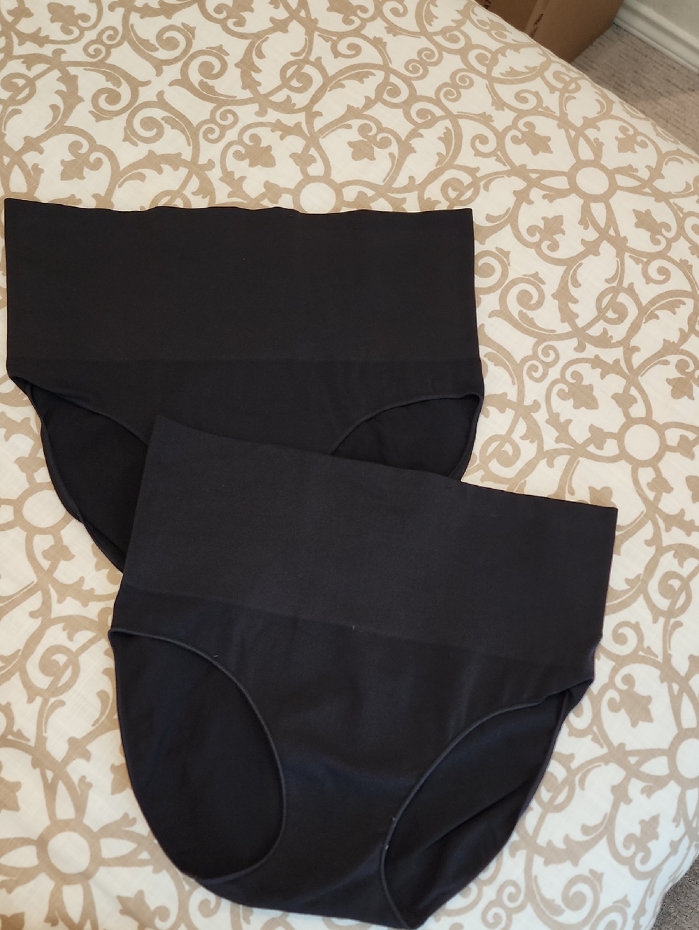SPANX ExtraOrdinary Seamless Black High-Waist Shaping Briefs - 2 Pack XL